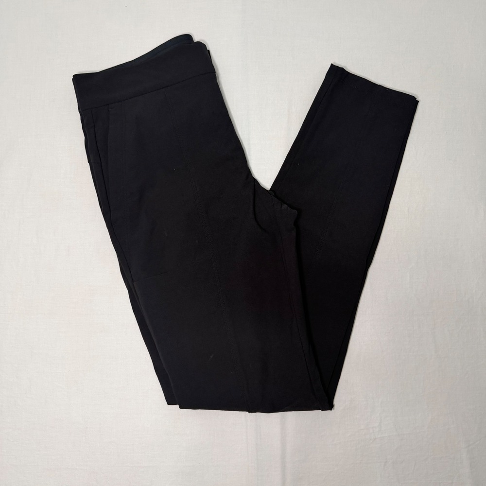 Athleta Wander Stash Skinny Pants Womens 2 Black Pull On Hiking Travel Stretch - Picture 1 of 6